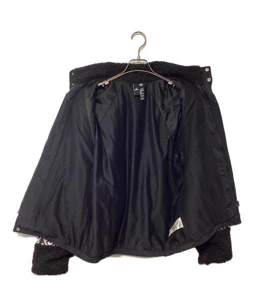 adidas（アディダス）adidas (アディダス) ビッグシルエットボアジャケット ブラック サイズ:Mの古着・服飾アイテム