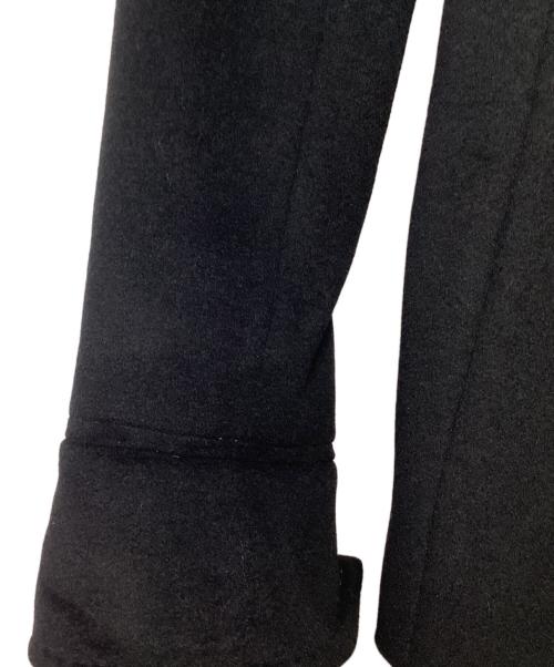 UNTITLED（アンタイトル）UNTITLED (アンタイトル) シャーフビーバーノーカラーコート ブラック サイズ:3の古着・服飾アイテム