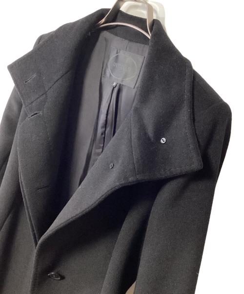 UNTITLED（アンタイトル）UNTITLED (アンタイトル) シャーフビーバーノーカラーコート ブラック サイズ:3の古着・服飾アイテム
