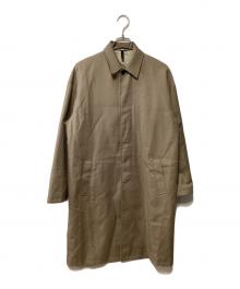 DOOPZ（ドープス）の古着「ドロップショルダーステンカラーコート」｜ベージュ