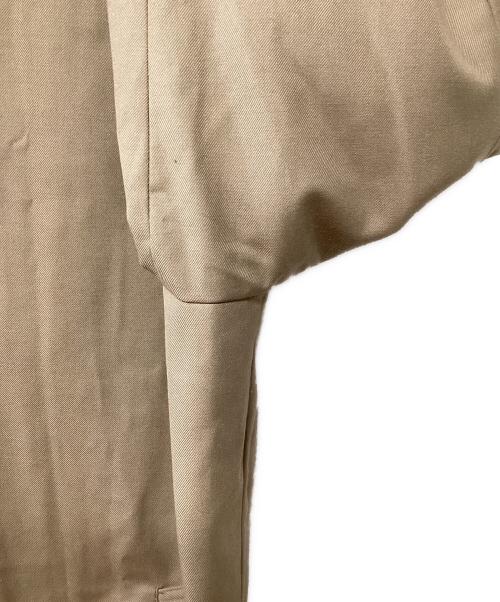 DOOPZ（ドープス）DOOPZ (ドープス) ドロップショルダーステンカラーコート ベージュ サイズ:Lの古着・服飾アイテム