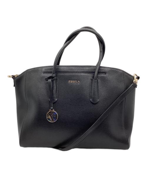 FURLA（フルラ）FURLA (フルラ) 2WAYバッグ ブラックの古着・服飾アイテム