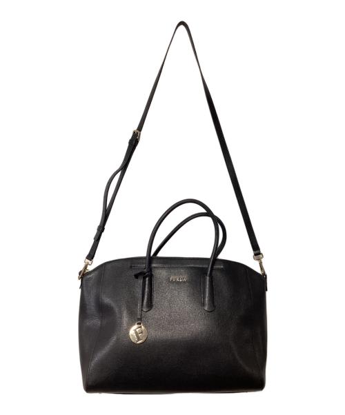 FURLA（フルラ）FURLA (フルラ) 2WAYバッグ ブラックの古着・服飾アイテム