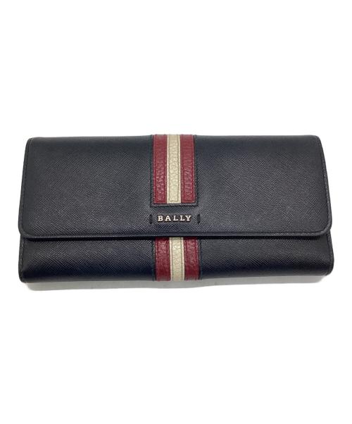 BALLY（バリー）BALLY (バリー) ロングウォレット ネイビーの古着・服飾アイテム