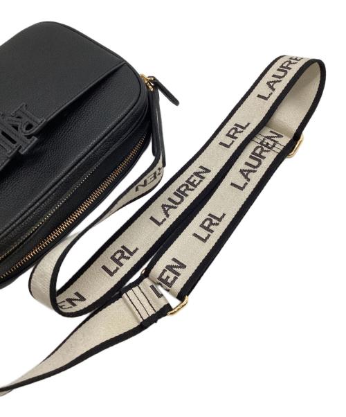 LAUREN RALPH LAUREN（ローレンラルフローレン）LAUREN RALPH LAUREN (ローレンラルフローレン) ショルダーバッグ ブラックの古着・服飾アイテム