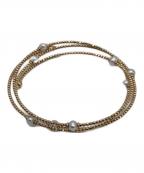 COCOSHNIKココシュニック）の古着「形状記憶バングル」｜ゴールド(カラー)×ホワイト