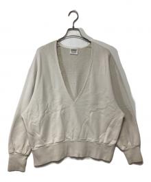 THE SHINZONE（ザ シンゾーン）の古着「Vネック スウェットプルオーバー」｜アイボリー
