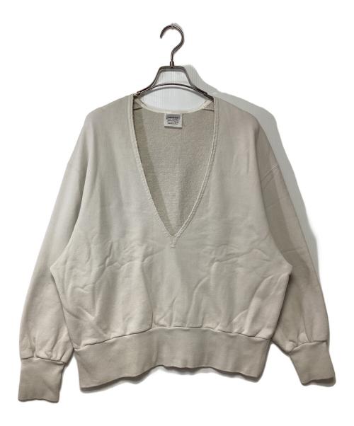 THE SHINZONE（ザ シンゾーン）THE SHINZONE (ザ シンゾーン) Vネック スウェットプルオーバー アイボリー サイズ:Fの古着・服飾アイテム