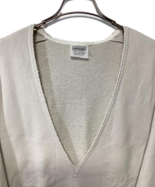 THE SHINZONE（ザ シンゾーン）THE SHINZONE (ザ シンゾーン) Vネック スウェットプルオーバー アイボリー サイズ:Fの古着・服飾アイテム