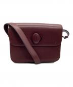 Cartierカルティエ）の古着「ショルダーバッグ　マストライン」｜ボルドー