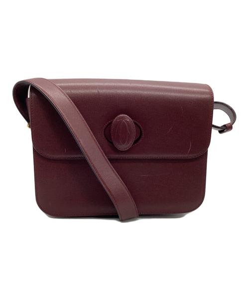 Cartier（カルティエ）Cartier (カルティエ) ショルダーバッグ　マストライン ボルドーの古着・服飾アイテム