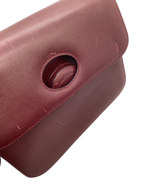 Cartier（カルティエ）Cartier (カルティエ) ショルダーバッグ　マストライン ボルドーの古着・服飾アイテム