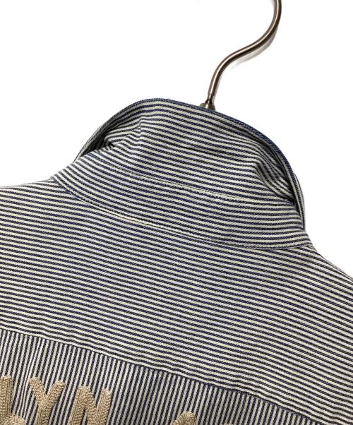 RALPH LAUREN（ラルフローレン）RALPH LAUREN (ラルフローレン) ストライプシャツ ネイビー×ホワイト サイズ:Lの古着・服飾アイテム