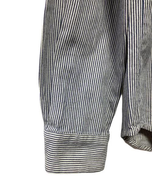 RALPH LAUREN（ラルフローレン）RALPH LAUREN (ラルフローレン) ストライプシャツ ネイビー×ホワイト サイズ:Lの古着・服飾アイテム