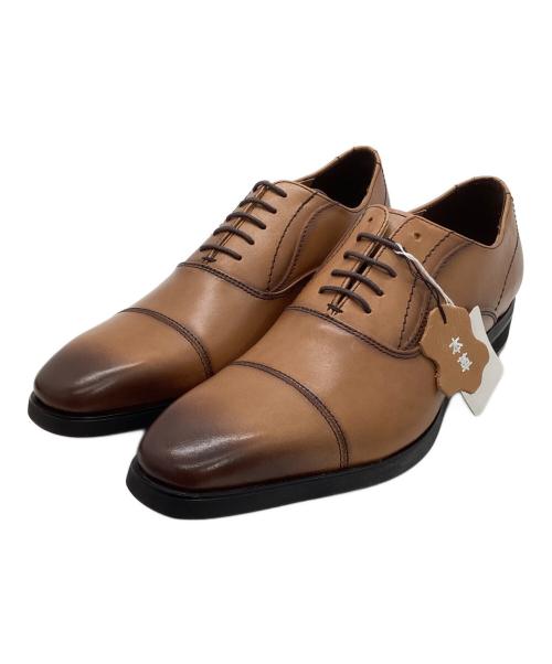 Modello madras（モデロマドラス）Modello madras (モデロマドラス) ストレートチップシューズ ブラウン サイズ:25.5 未使用品の古着・服飾アイテム