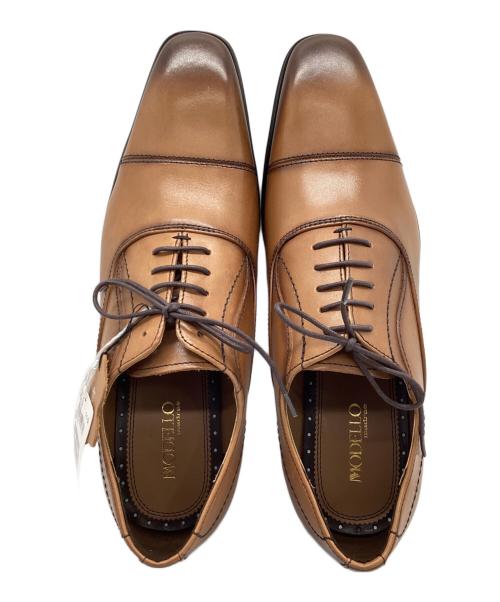 Modello madras（モデロマドラス）Modello madras (モデロマドラス) ストレートチップシューズ ブラウン サイズ:25.5 未使用品の古着・服飾アイテム