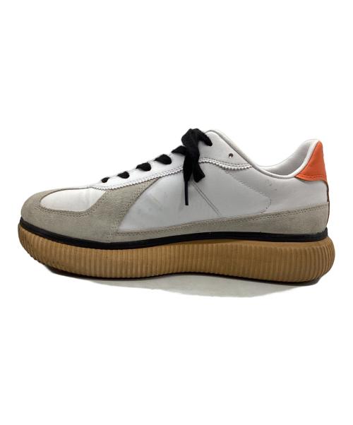 Onitsuka Tiger（オニツカタイガー）Onitsuka Tiger (オニツカタイガー) DELECITY ホワイト×オレンジ サイズ:28の古着・服飾アイテム