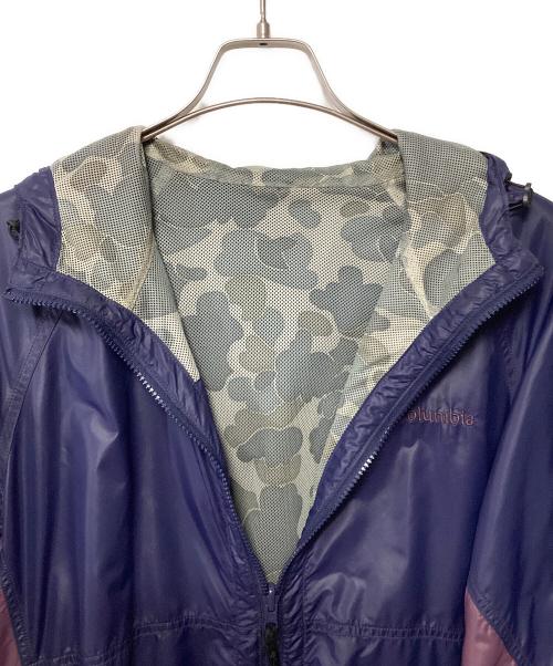 Columbia（コロンビア）Columbia (コロンビア) ナイロンジャケット ネイビー×パープル サイズ:Mの古着・服飾アイテム