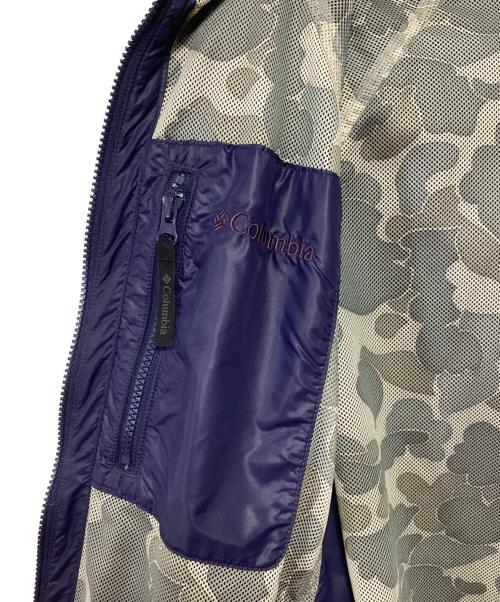 Columbia（コロンビア）Columbia (コロンビア) ナイロンジャケット ネイビー×パープル サイズ:Mの古着・服飾アイテム