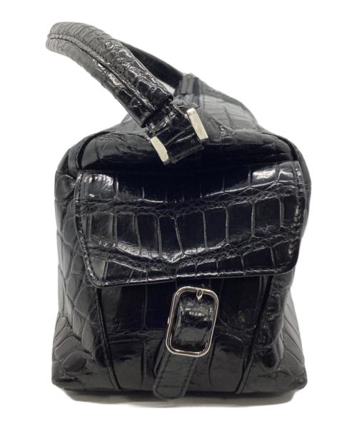 JRA（ジェーアールエー）JRA (ジェーアールエー) クロコダイルワンショルダーバッグ ブラックの古着・服飾アイテム