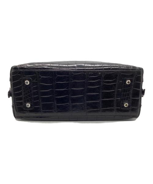 JRA（ジェーアールエー）JRA (ジェーアールエー) クロコダイルワンショルダーバッグ ブラックの古着・服飾アイテム