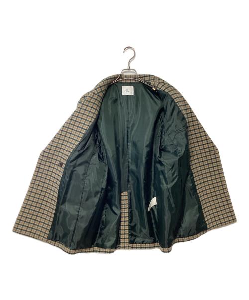 Ameri（アメリ）Ameri (アメリ) 21AW ECO WOOL BIG JACKET ブラウン×グリーン サイズ:Fの古着・服飾アイテム