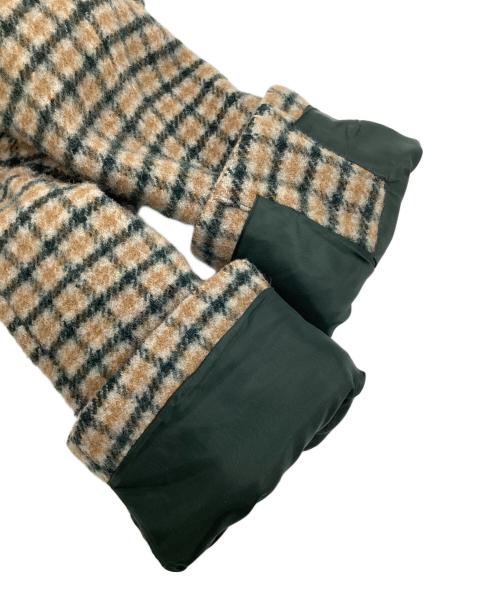 Ameri（アメリ）Ameri (アメリ) 21AW ECO WOOL BIG JACKET ブラウン×グリーン サイズ:Fの古着・服飾アイテム