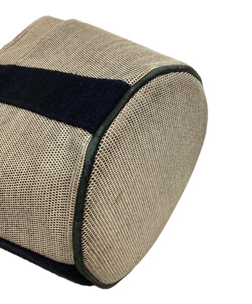 HERMES（エルメス）HERMES (エルメス) ハンドバッグ　サクソーPM ベージュ×ブラックの古着・服飾アイテム