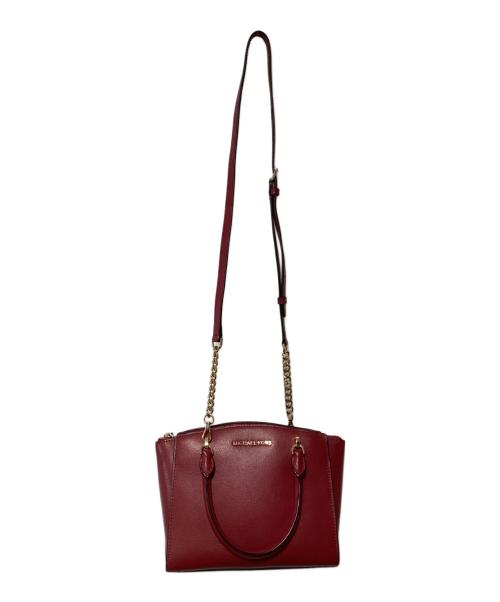 MICHAEL KORS（マイケル・コース）MICHAEL KORS (マイケル・コース) 2WAYバッグ レッドの古着・服飾アイテム