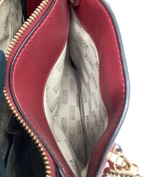 MICHAEL KORS（マイケル・コース）MICHAEL KORS (マイケル・コース) 2WAYバッグ レッドの古着・服飾アイテム