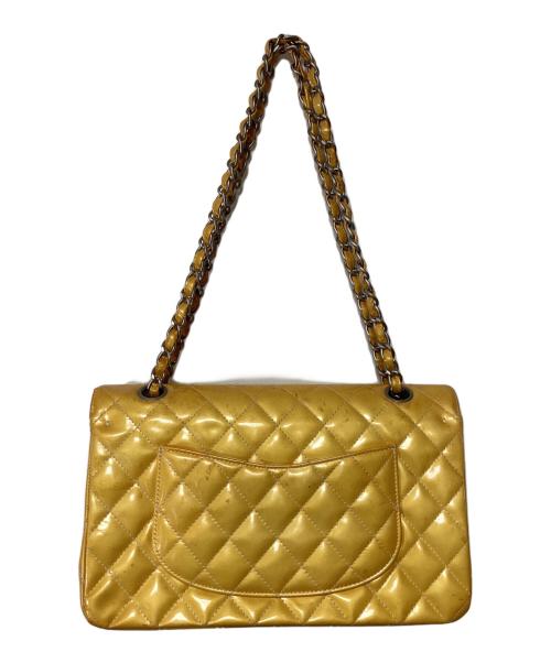 CHANEL（シャネル）CHANEL (シャネル) チェーンショルダーバッグ　マトラッセ イエローの古着・服飾アイテム