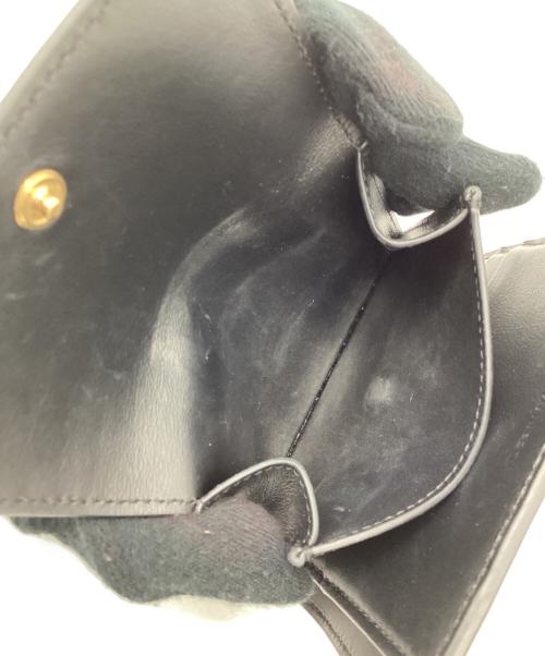 CELINE（セリーヌ）CELINE (セリーヌ) 3つ折り財布　トリオンフ ブラックの古着・服飾アイテム