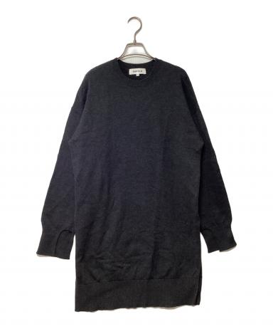 中古・古着通販】ENFOLD (エンフォルド) ニットワンピース ブラック