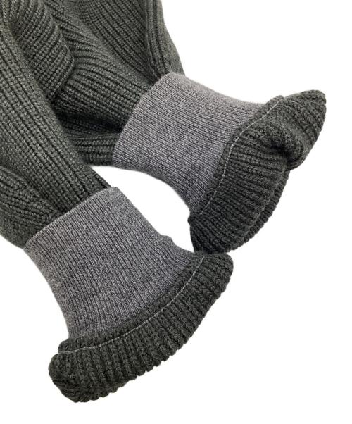 ENFOLD（エンフォルド）ENFOLD (エンフォルド) 厚手ニット グレー サイズ:38の古着・服飾アイテム