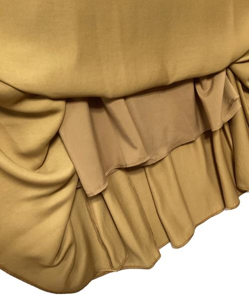 CLANE（クラネ）CLANE (クラネ) ティアードバックロングスカート ベージュ サイズ:1 未使用品の古着・服飾アイテム