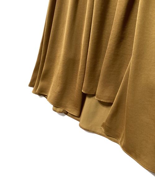 CLANE（クラネ）CLANE (クラネ) ティアードバックロングスカート ベージュ サイズ:1 未使用品の古着・服飾アイテム