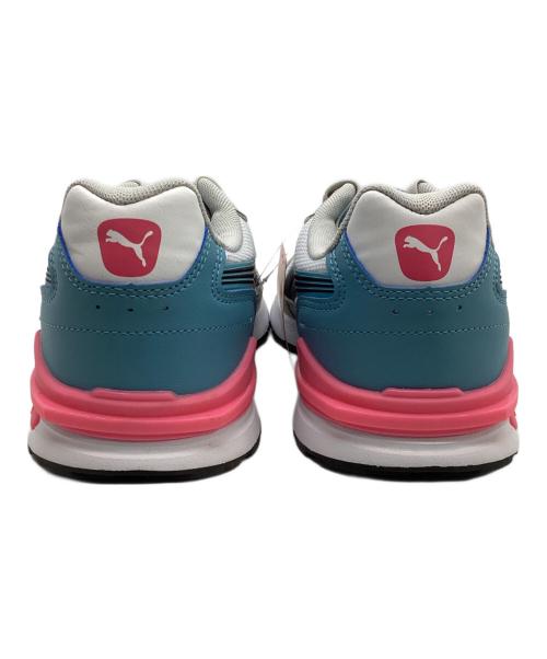 PUMA（プーマ）PUMA (プーマ) ローカットスニーカー グレー×ブルー×ピンク サイズ:CM26 未使用品の古着・服飾アイテム