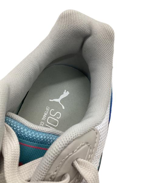 PUMA（プーマ）PUMA (プーマ) ローカットスニーカー グレー×ブルー×ピンク サイズ:CM26 未使用品の古着・服飾アイテム