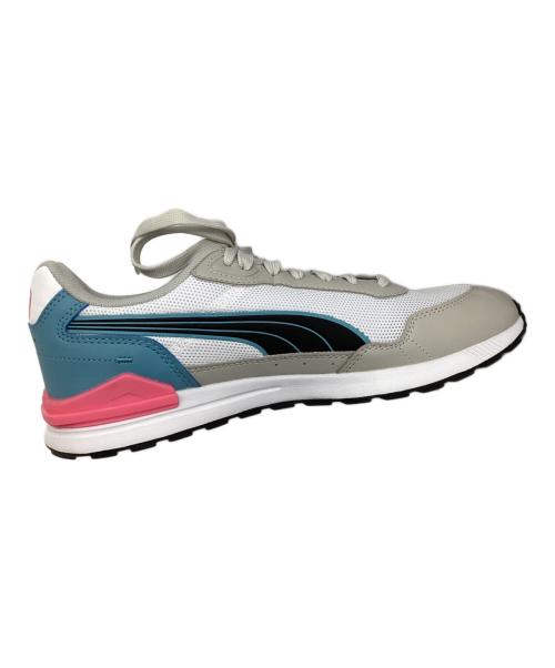 PUMA（プーマ）PUMA (プーマ) ローカットスニーカー グレー×ブルー×ピンク サイズ:CM26 未使用品の古着・服飾アイテム