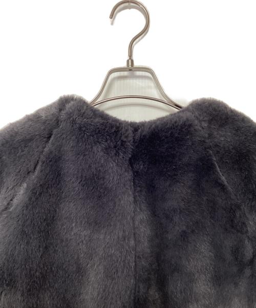 Heather（ヘザー）Heather (ヘザー) フェイクファーロングコート ブラック サイズ:F 未使用品の古着・服飾アイテム