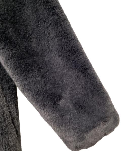 Heather（ヘザー）Heather (ヘザー) フェイクファーロングコート ブラック サイズ:F 未使用品の古着・服飾アイテム