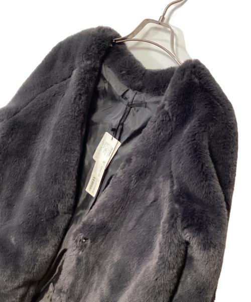Heather（ヘザー）Heather (ヘザー) フェイクファーロングコート ブラック サイズ:F 未使用品の古着・服飾アイテム