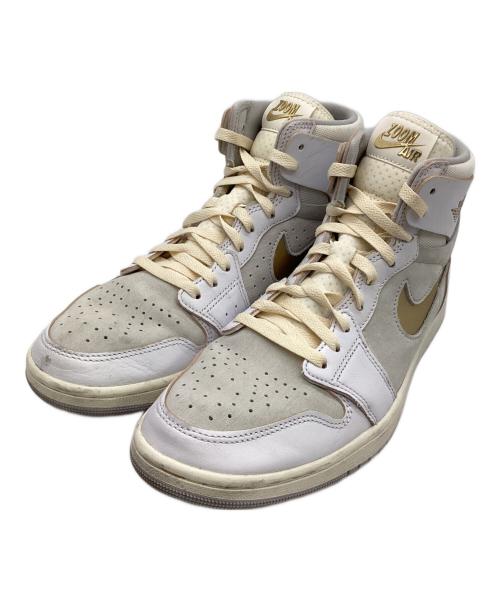 NIKE（ナイキ）NIKE (ナイキ) AIR JORDAN 1 ZOOM CMFT 2 ホワイト×ゴールド サイズ:cm28.5の古着・服飾アイテム
