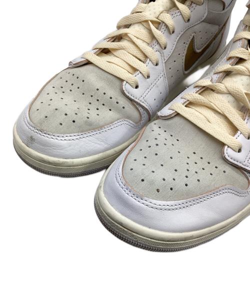 NIKE（ナイキ）NIKE (ナイキ) AIR JORDAN 1 ZOOM CMFT 2 ホワイト×ゴールド サイズ:cm28.5の古着・服飾アイテム