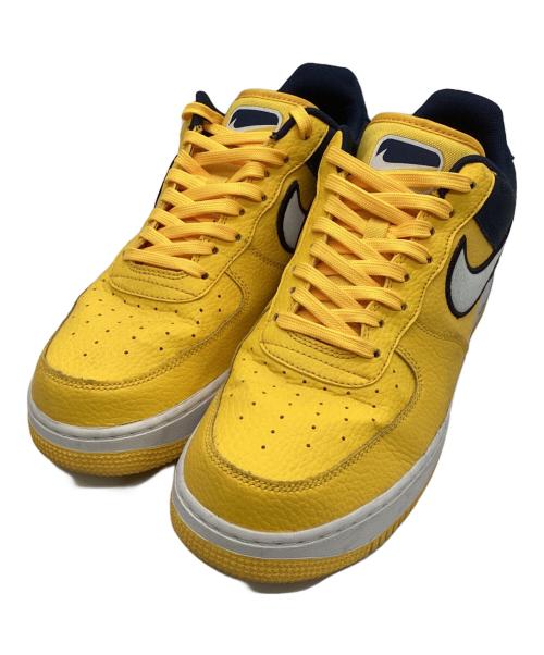NIKE（ナイキ）NIKE (ナイキ) Nike Air Force 1 Low '07 LV8 1 イエロー×ネイビー サイズ:28の古着・服飾アイテム