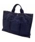 HERMES (エルメス) キャンバストートバッグ　ドーヴィルMM ネイビー：16000円