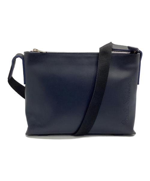 PAUL SMITH（ポールスミス）PAUL SMITH (ポールスミス) レザーショルダーバッグ ネイビーの古着・服飾アイテム