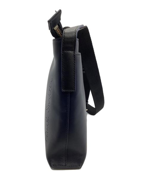 PAUL SMITH（ポールスミス）PAUL SMITH (ポールスミス) レザーショルダーバッグ ネイビーの古着・服飾アイテム