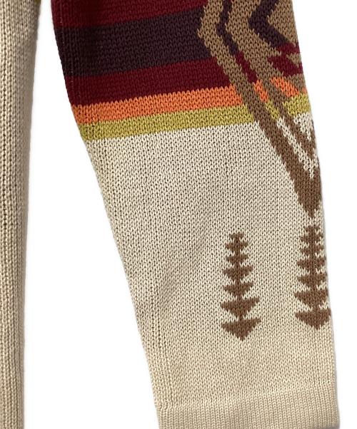 PENDLETON（ペンドルトン）PENDLETON (ペンドルトン) 厚手カーディガン ベージュ サイズ:Mの古着・服飾アイテム