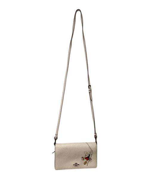 COACH×Disney（コーチ×ディズニー）COACH×Disney (コーチ×ディズニー) ショルダーバッグ アイボリーの古着・服飾アイテム